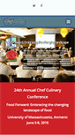 Mobile Screenshot of chefculinaryconference.com